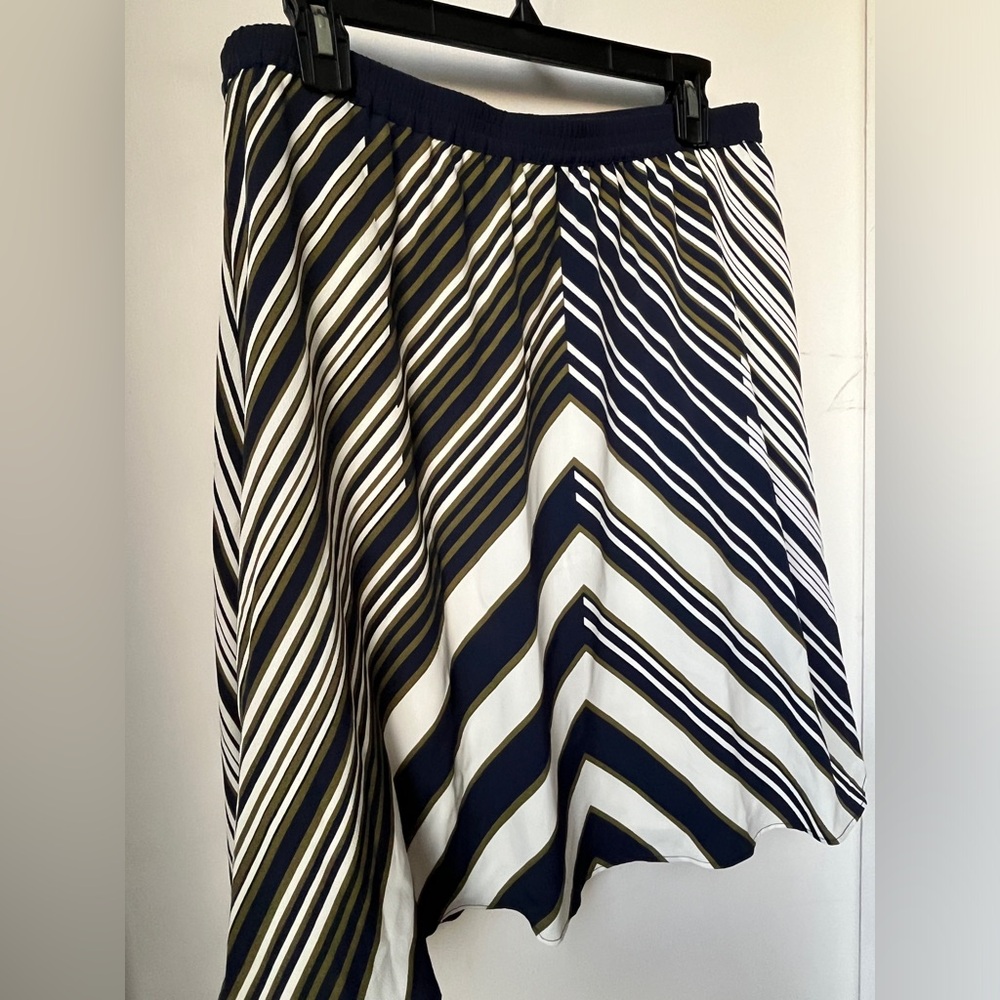Tommy Hilfiger Women's Chevron-Stripe Skirt size L - Picture 5 of 14